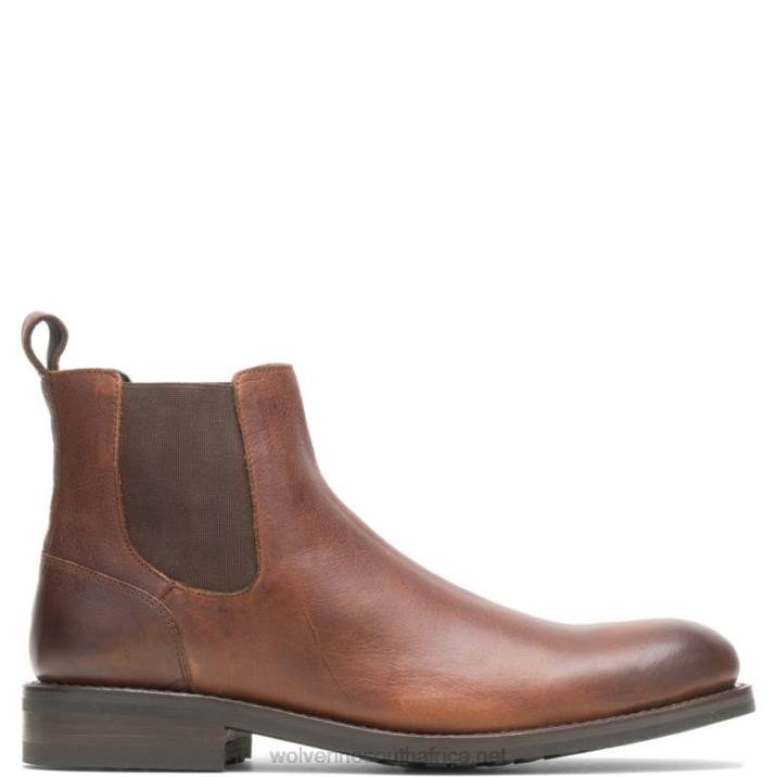 men_blvd_chelsea_boot_vzrn205_pebble_brown_wolverine.jpg Men BLVD Chelsea Boot VZRN205 Pebble Brown Wolverine - Image 1