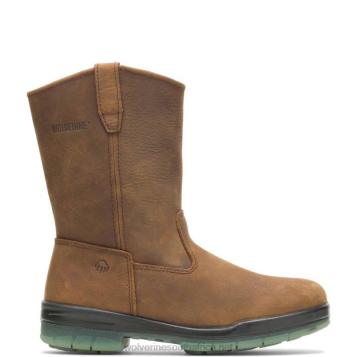 men_durashocks_steel_toe_insulated_waterproof_wellington_vzrn28_stone_wolverine.jpg Men DuraShocks Steel Toe Insulated Waterproof Wellington VZRN28 Stone Wolverine - Image 1