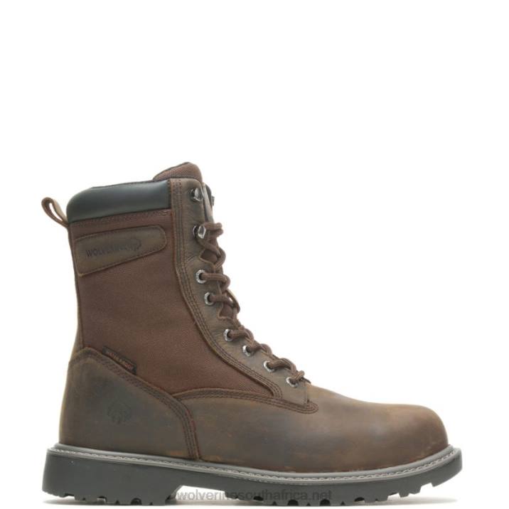 men_floorhand_insulated_8_steel_toe_work_boot_vzrn38_dark_brown_wolverine.jpg Men Floorhand Insulated 8" Steel-Toe Work Boot VZRN38 Dark Brown Wolverine - Image 1