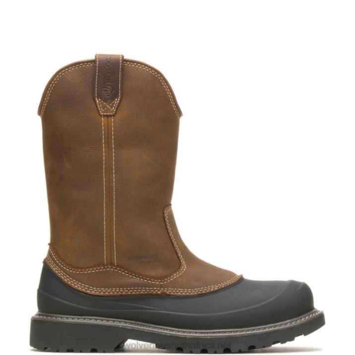 men_floorhand_swamp_steel_toe_work_wellington_vzrn93_dark_brown_wolverine.jpg Men Floorhand Swamp Steel-Toe Work Wellington VZRN93 Dark Brown Wolverine - Image 1