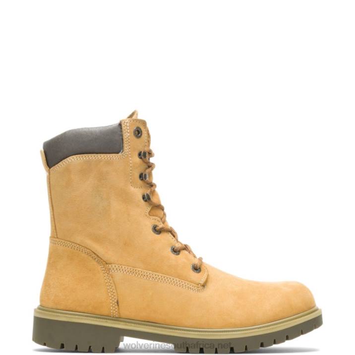 men_gold_waterproof_insulated_8_work_boot_vzrn213_gold_wolverine.jpg Men Gold Waterproof Insulated 8" Work Boot VZRN213 Gold Wolverine - Image 1