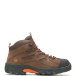 Men Hudson Steel-Toe Work Boot VZRN89 Dark Brown/Black Wolverine