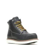Men I-90 DuraShocks Moc-Toe CarbonMAX 6" Work Boot VZRN146 Black/White Wolverine - Image 2