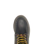 Men I-90 DuraShocks Moc-Toe CarbonMAX 6" Work Boot VZRN146 Black/White Wolverine - Image 5
