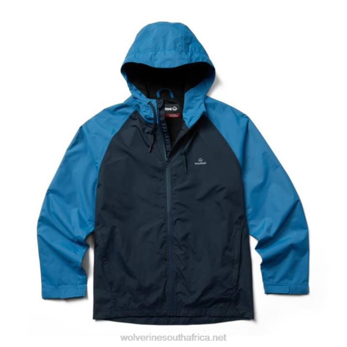 men_i_90_rain_jacket_vzrn302_surf_blue_wolverine.jpg Men I-90 Rain Jacket VZRN302 Surf Blue Wolverine - Image 1