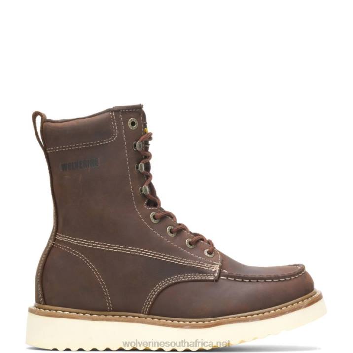 men_loader_8_steel_toe_wedge_boot_vzrn37_brown_wolverine.jpg Men Loader 8" Steel-Toe Wedge Boot VZRN37 Brown Wolverine - Image 1