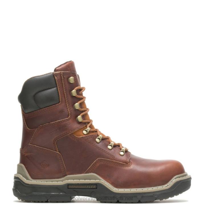 men_raider_durashocks_8_carbonmax_boot_vzrn147_peanut_wolverine.jpg Men Raider DuraShocks 8" CarbonMAX Boot VZRN147 Peanut Wolverine - Image 1