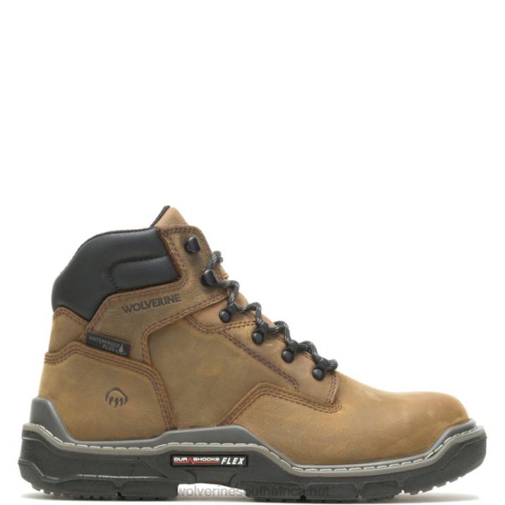 men_raider_durashocks_waterproof_6_carbonmax_work_boot_vzrn45_brown_wolverine.jpg Men Raider DuraShocks Waterproof 6" CarbonMAX Work Boot VZRN45 Brown Wolverine - Image 1