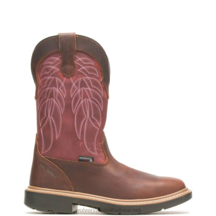 men_rancher_durashocks_carbonmax_wellington_work_boot_vzrn125_peanut_red_wolverine.jpg Men Rancher DuraShocks CarbonMax Wellington Work Boot VZRN125 Peanut/Red Wolverine - Image 1