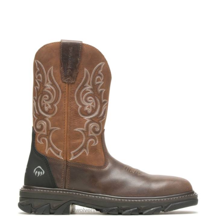 men_rancher_epx_carbonmax_work_wellington_vzrn148_gravel_brown_wolverine.jpg Men Rancher EPX CarbonMax Work Wellington VZRN148 Gravel/Brown Wolverine - Image 1