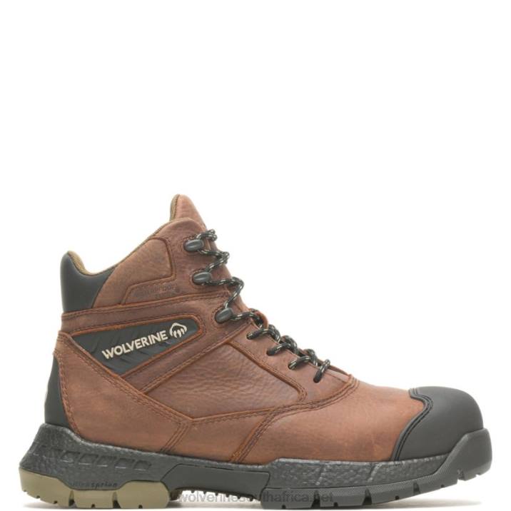 men_rush_ultraspring_6_carbonmax_work_boot_vzrn135_brown_wolverine.jpg Men Rush UltraSpring 6" CarbonMax Work Boot VZRN135 Brown Wolverine - Image 1