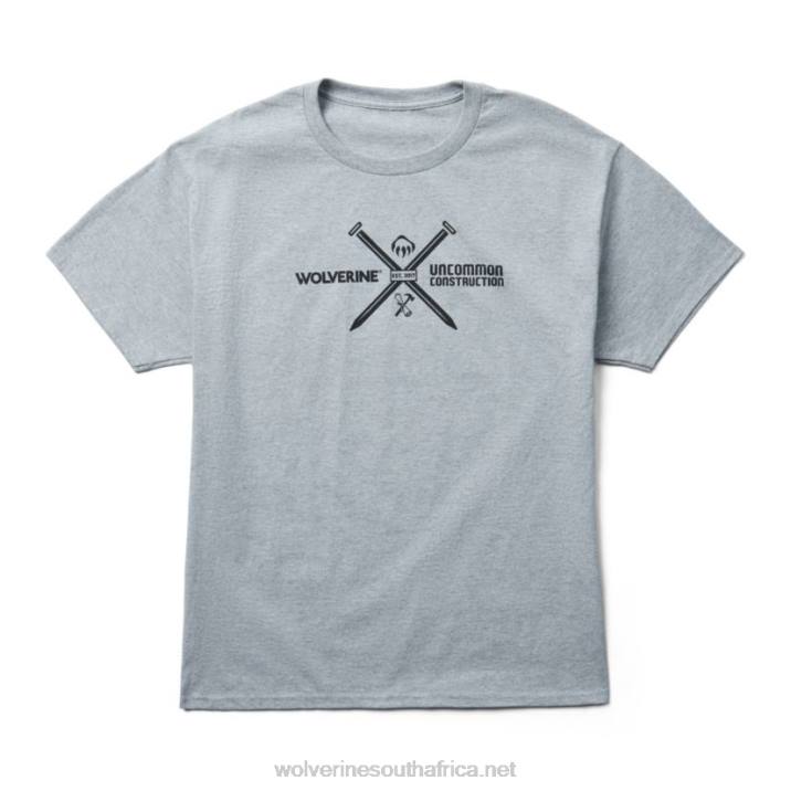 men_uncommon_construction_collection_short_sleeve_graphic_tee_vzrn242_grey_heather_wolverine.jpg Men unCommon Construction Collection Short Sleeve Graphic Tee VZRN242 Grey Heather Wolverine - Image 1