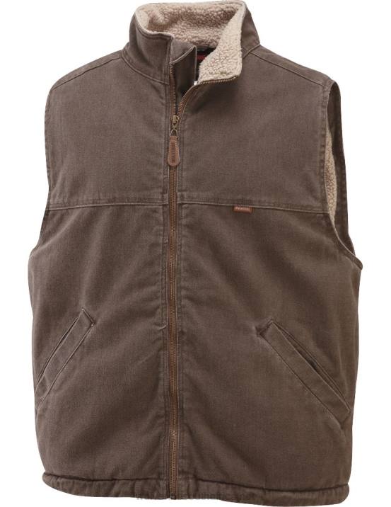 men_upland_vest_big_tall_vzrn272_bison_wolverine.jpg Men Upland Vest (Big & Tall) VZRN272 Bison Wolverine - Image 1