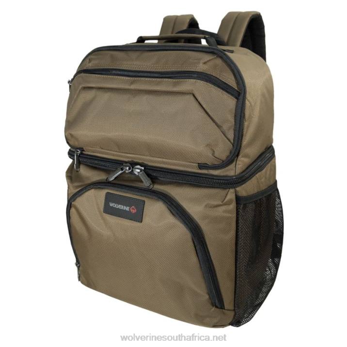 unisex_36_can_cooler_backpack_vzrn297_chestnut_wolverine.jpg Unisex 36 Can Cooler Backpack VZRN297 Chestnut Wolverine - Image 1